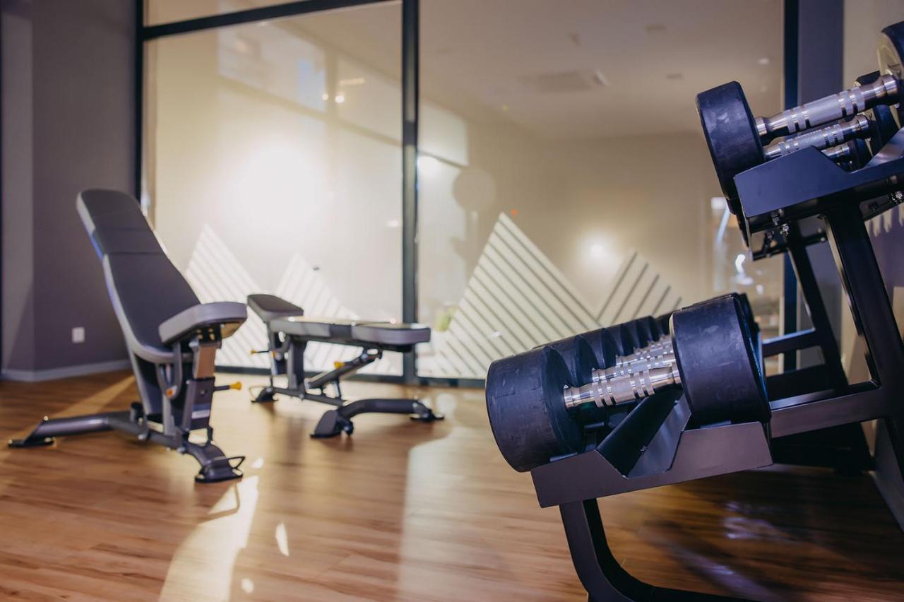 Platinum Mountain Hotel&Spa شكلارسكا بوريبا المظهر الخارجي الصورة The gym at the hotel